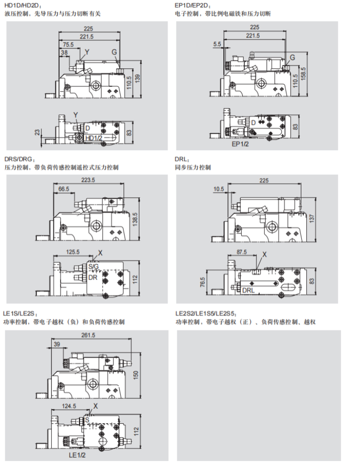 A11VO60系列力士樂柱塞泵